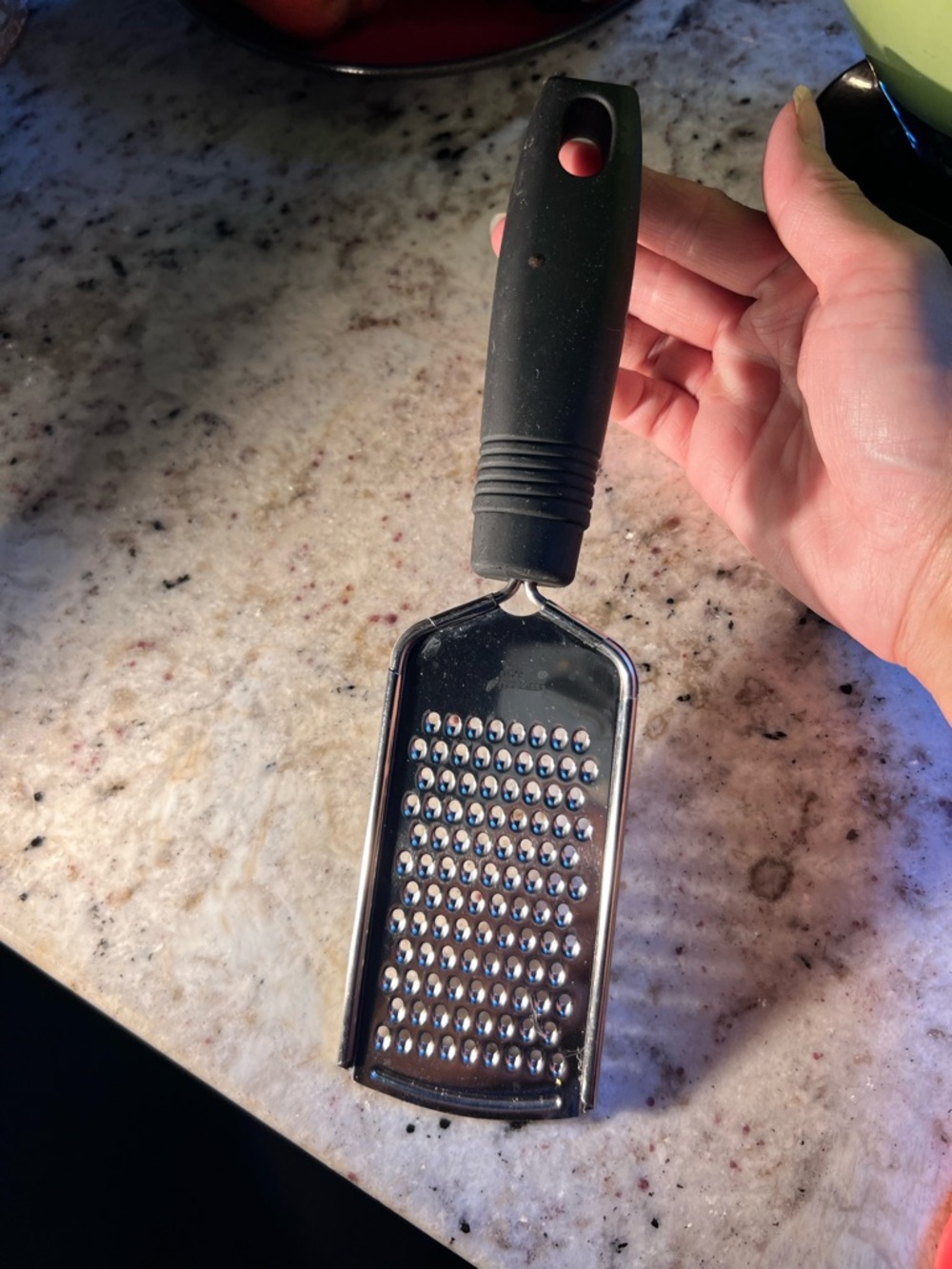 Black Handheld Stainless Steel Grater Like new!!